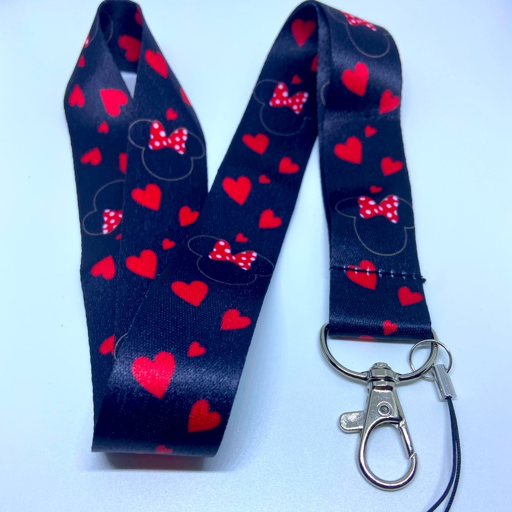 Minnie mouse lanyard